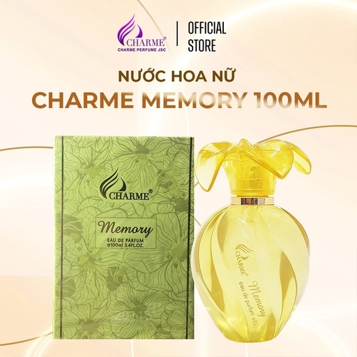 NƯỚC HOA NỮ CHARME MEMORY 100ML LƯU HƯƠNG LÂU HOA HỒNG BULGARIA, NỒNG NÀN KIÊU KỲ _ NƯỚC HOA CHÍNH HÃNG