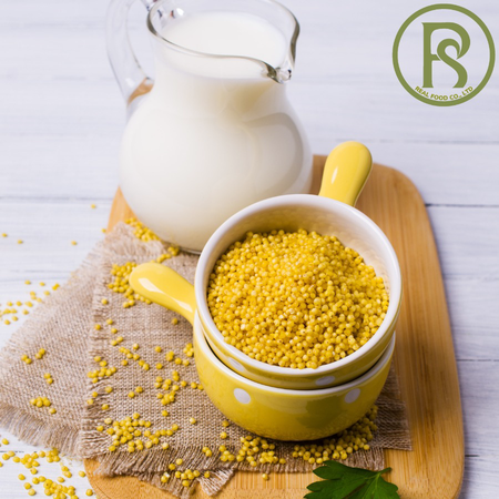 HẠT KÊ NẾP DINH DƯỠNG 1KG - REAL FOOD