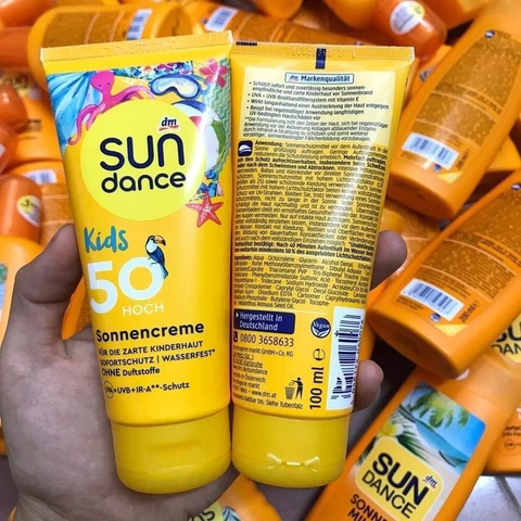 KEM CHỐNG NẮNG TRẺ EM NỘI ĐỊA ĐỨC SPF TUÝP 100 ML - SUNDANCE