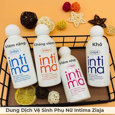 DUNG DỊCH VỆ SINH PHỤ NỮ CAO CẤP INTIMA - ZIAJA