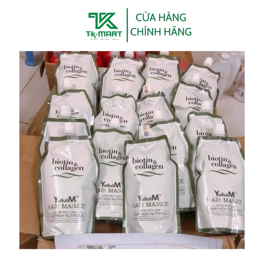 KEM HẤP Ủ DƯỠNG TÓC PHỤC HỒI BIOTIN COLLAGEN