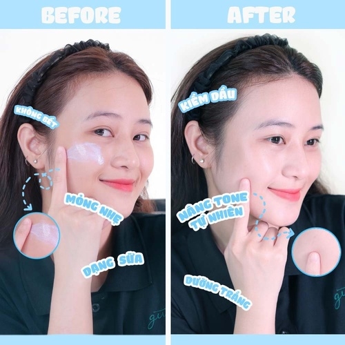 KEM CHỐNG NẮNG DƯỠNG TRẮNG, NÂNG TONE TỰ NHIÊN, KIỀM DẦU CHO DA NHẠY CẢM, DA TREATMENT SPF 50+ PA+++ - GUO