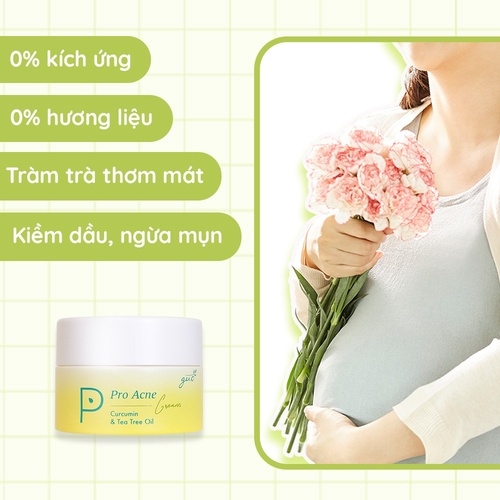 KEM DƯỠNG DA MỤN TRÀ NGHỆ SẠCH MỤN ẨN, MỜ THÂM - GUO