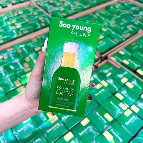 SERUM LỤC TẢO COLLAGEN ESSENCE - SOO YOUNG