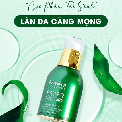 SERUM LỤC TẢO COLLAGEN ESSENCE - SOO YOUNG