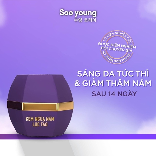 KEM NGỪA NÁM LỤC TẢO - SOO YOUNG