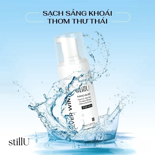 DUNG DỊCH VỆ SINH NAM GIỚI TẠO BỌT HƯƠNG TƯƠI MÁT SILVER WINTER 100ML - STILLU