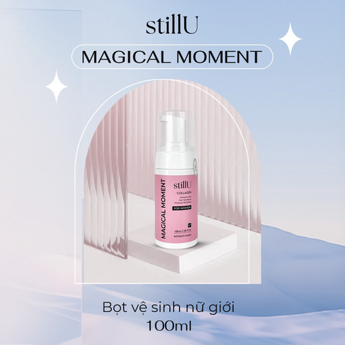DUNG DỊCH VỆ SINH PHỤ NỮ TẠO BỌT HƯƠNG NGỌT NGÀO MAGICAL MOMENT 100ML - STILLU