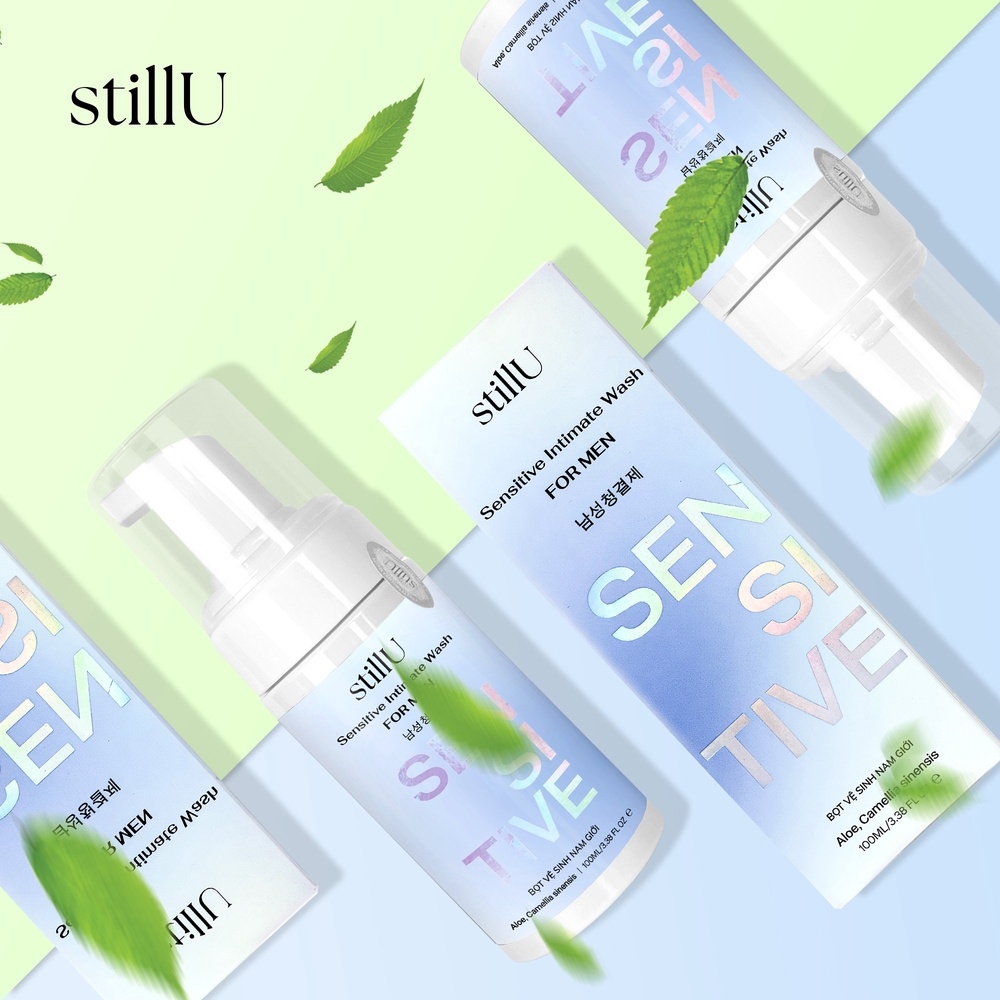 DUNG DỊCH VỆ SINH NAM GIỚI TẠO BỌT SENSITIVE HƯƠNG TỰ NHIÊN 100ML - STILLU