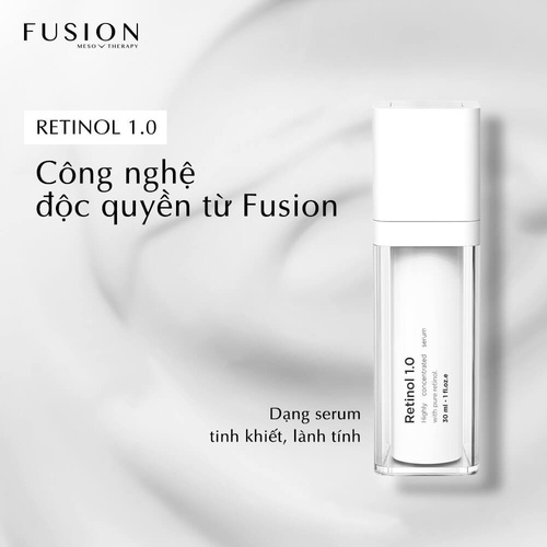 FUSION RETINOL 1.0 HIGHLY CONCENTRATED SERUM – SERUM CHỐNG LÃO HÓA, SĂN CHẮC DA – 30ML