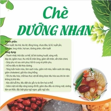 CHÈ DƯỠNG NHAN TUYẾT YẾN 12 VỊ 400G - WINNIE HOUSE