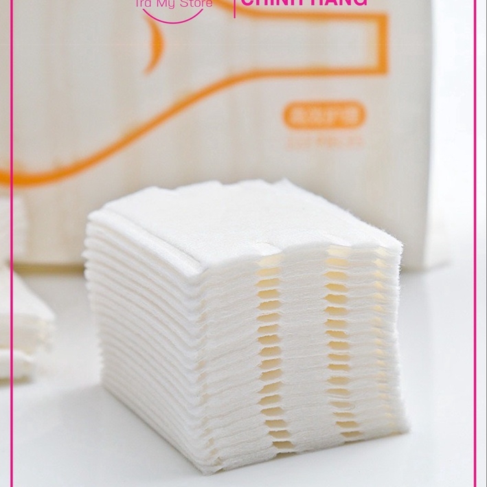 BÔNG TẨY TRANG COTTON PADS TÚI 222 MIẾNG - JIEYA