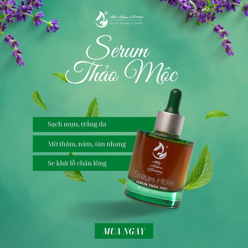 SERUM DÀNH CHO DA MỤN HERBAL ANTI 100ML - ACNE SERUM