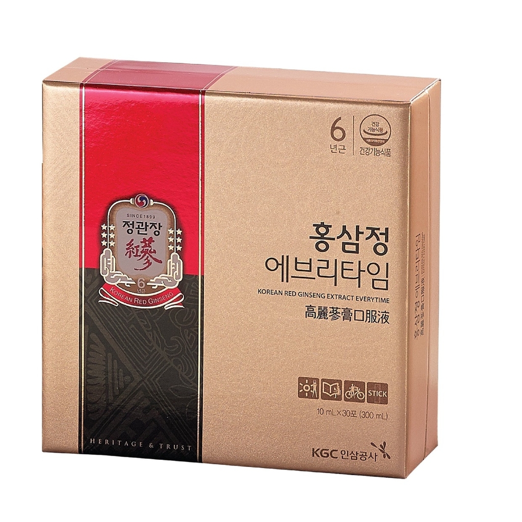 [HỘP 30 GÓI ] TINH CHẤT HỒNG SÂM PHA SẴN EVERYTIME ORIGINAL 30 GÓI *10ML - JUNG KWAN JANG