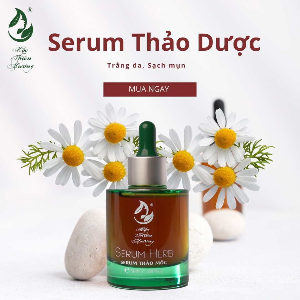 [COMBO] 1 SERUM DÀNH CHO DA MỤN HERBAL ANTI 50ML - MTH + 1 BỘT RỬA MẶT THẢO DƯỢC 100G - MTH