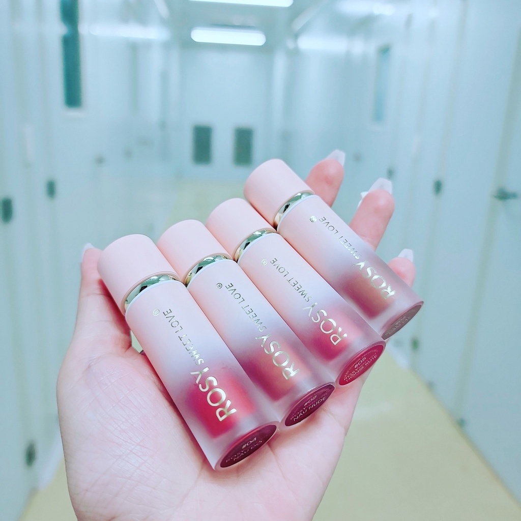 COMBO QUÀ TẶNG] 1 SON KEM LÌ ROSY LUXURY + 1 NƯỚC HOA SIMPLE 10ML - ROSY