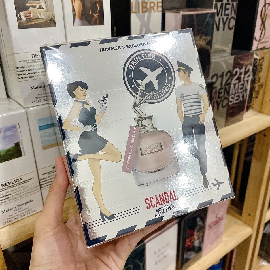 SET NƯỚC HOA JEAN PAUL GAULTIER SO SCANDAL EDP FULL 80ML + ỐNG 20ML - NOEM