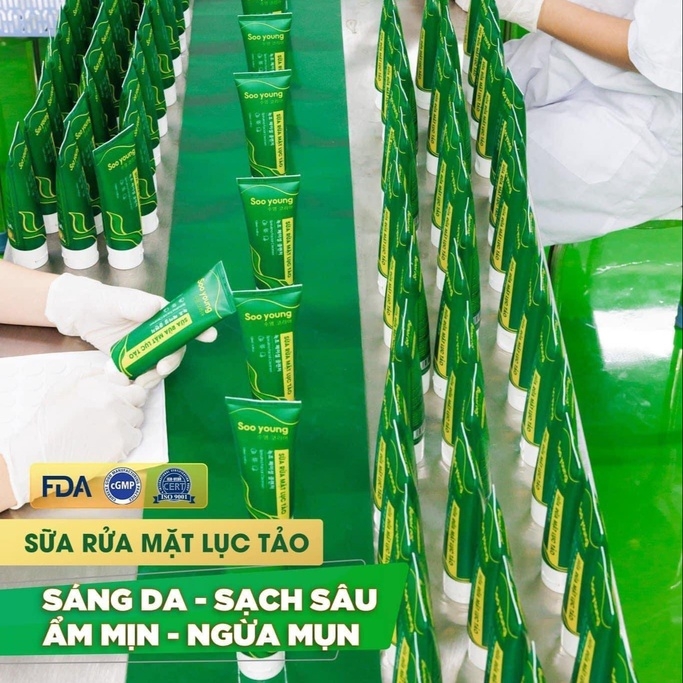 SỮA RỬA MẶT LỤC TẢO_SOO YOUNG