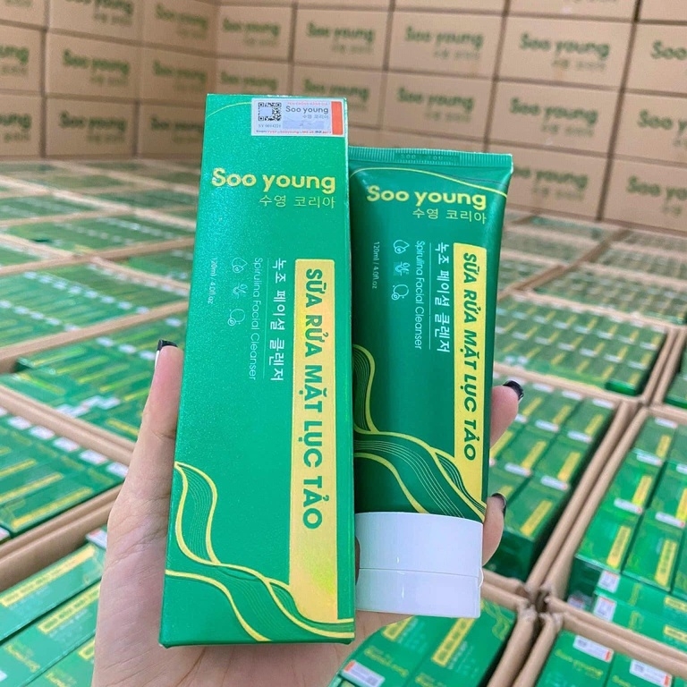 SỮA RỬA MẶT LỤC TẢO_SOO YOUNG
