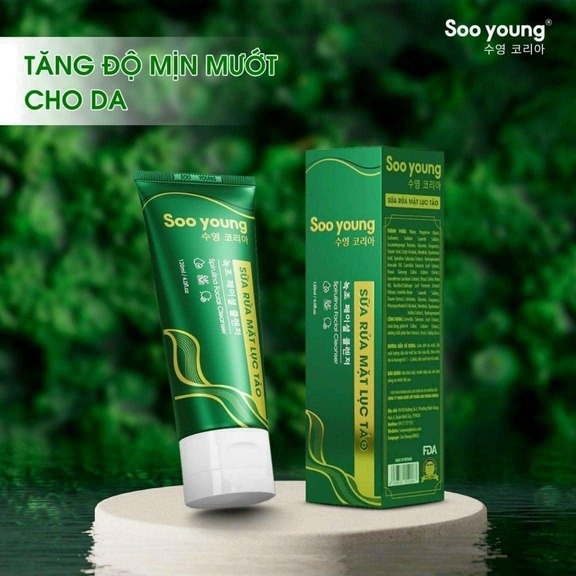 SỮA RỬA MẶT LỤC TẢO_SOO YOUNG