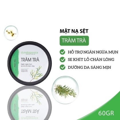 COMBO DƯỠNG DA TRỌN GÓI NGỪA MỤN TỪ TRÀM TRÀ (TONER + SỮA RỬA MẶT + MẶT NẠ) - MILAGANICS