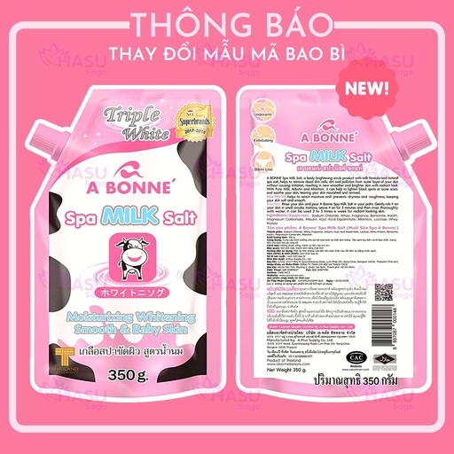MUỐI TẮM SỮA BÒ TẨY BÀO CHẾT 350G - THÁI LAN