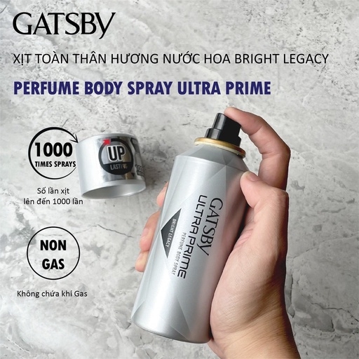 XỊT KHỬ MÙI TOÀN THÂN NAM NỮ GATSBY 150ML - GDN