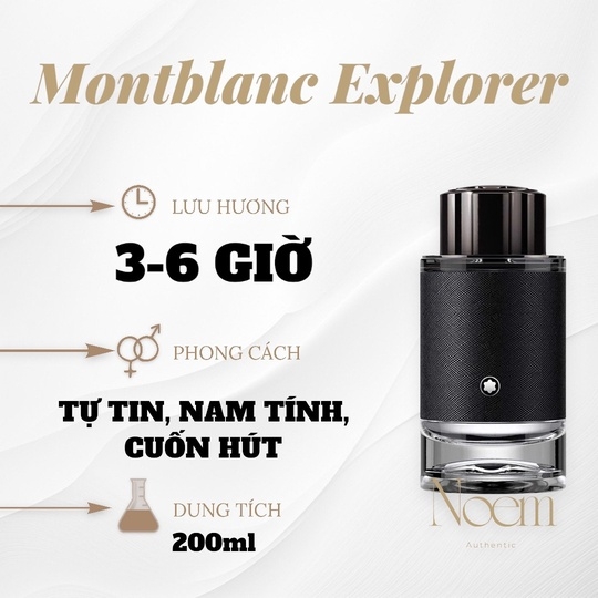 NƯỚC HOA MONTBANC EXPLORER EDP 200ML - NOEM