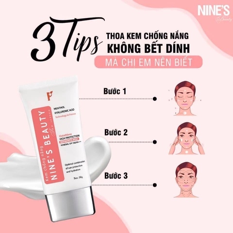 KEM CHỐNG NẮNG NINE'S BEAUTY SUN SCREEN -