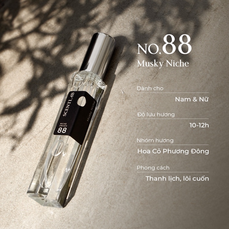 NƯỚC HOA NỮ NOBLE MUSKY NICHE NO. 88 (10ML) - SCENTLAB