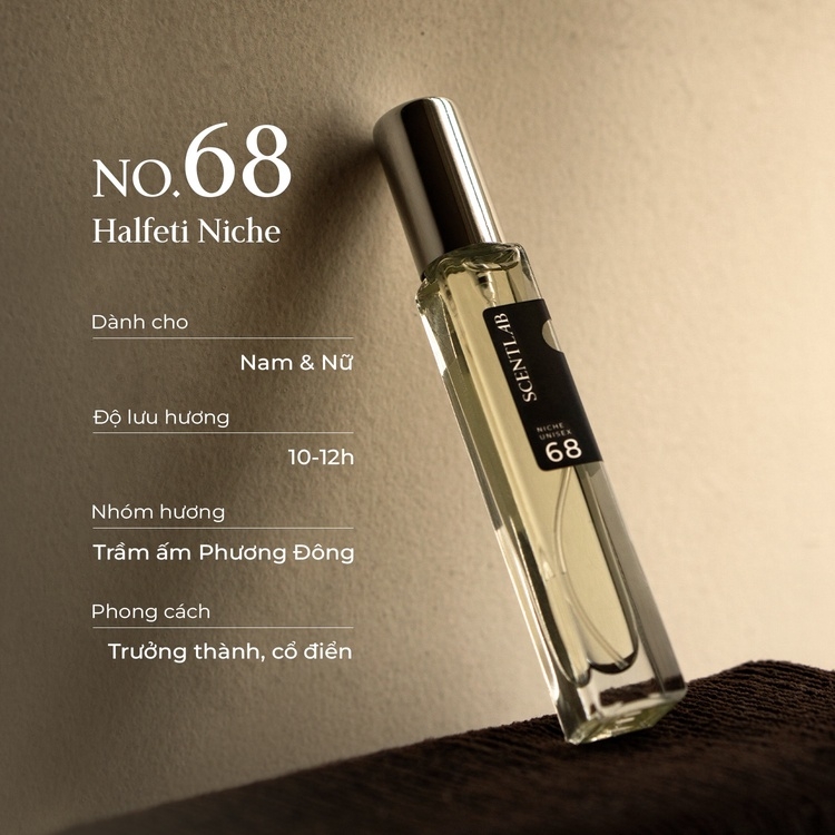 NƯỚC HOA NAM NORMAN HALFETI NICHE NO. 68 (10ML) - SCENTLAB