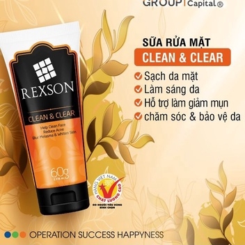 SỮA RỬA MẶT CLEAN & CLEAR 60G- REXSON-01 tuýp