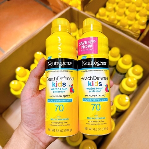XỊT CHỐNG NẮNG ĐI BIỂN BEACH DEFENCE KIDS - NEUTROGENA