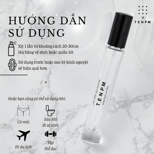 HỘP 1 LỌ] NƯỚC HOA VÙNG KÍN CAO CẤP 10ML - TENPM