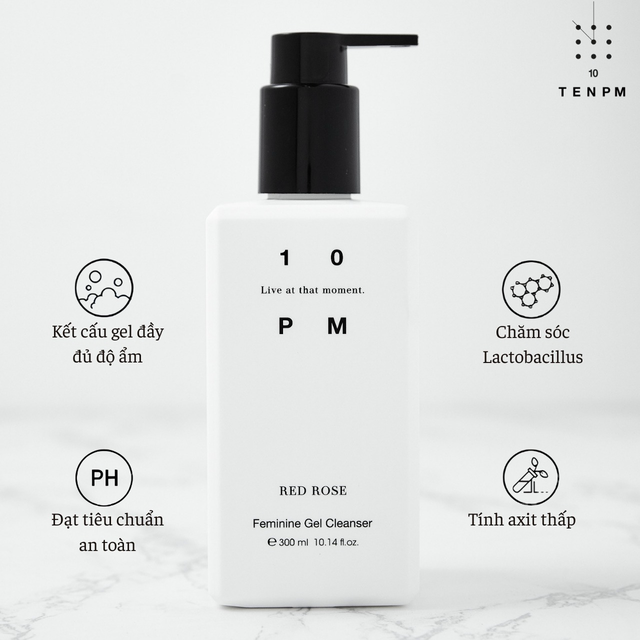 [1 HỘP 1 LỌ] DUNG DỊCH VỆ SINH PHỤ NỮ DẠNG GEL 300ML VÀ DẠNG BỌT 250ML - TENPM