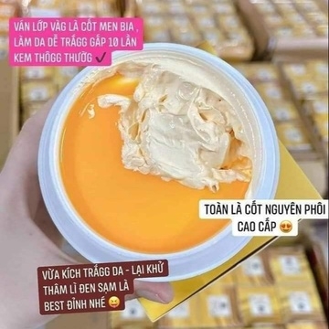 KEM BODY CỐT TRẮNG MEN BIA - MESU STORE