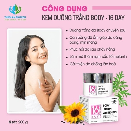KEM DƯỠNG TRẮNG BODY 200G-THIÊN AN