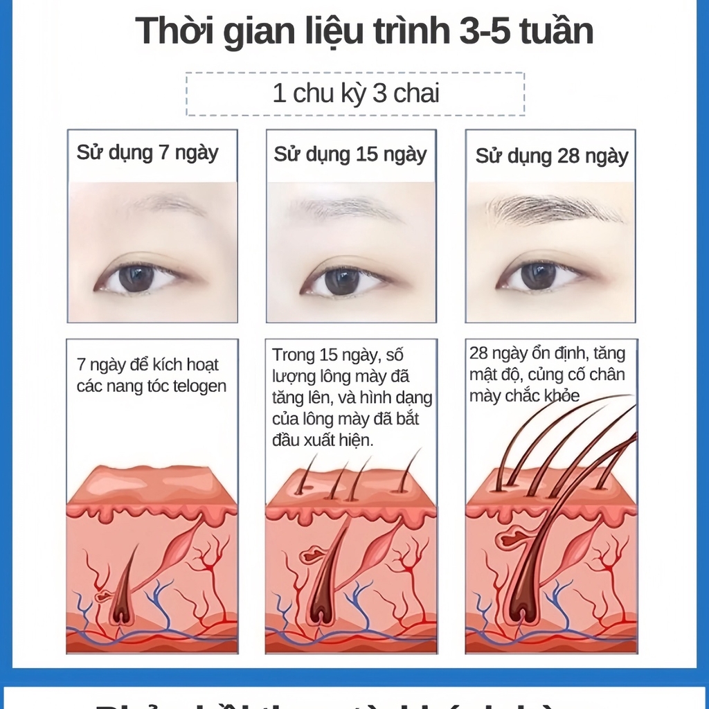 DƯỠNG MÀY FKN - MỌC LÔNG MÀY DÀI, DÀY, CHẮC KHỎE CỰC HIỆU QUẢ - MỸ PHẨM 24H