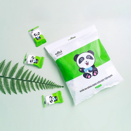 KHĂN TAY NÉN COTTON BÔNG THỰC VẬT BEYAKI 30 VIÊN 24×30 CM
