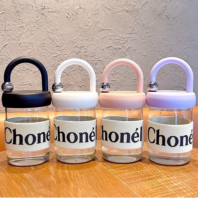 BÌNH NƯỚC CHONEL/FASHION CÓ TAY CẦM 450ML - SU