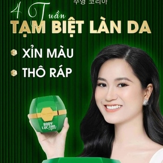 COMBO 5 KEM BODY LỤC TẢO LEGEND - SOO YOUNG