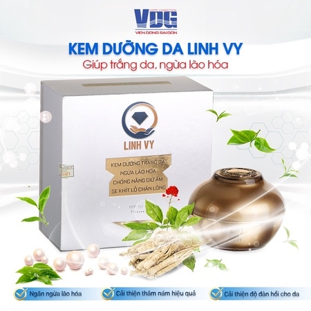 KEM DƯỠNG TRẮNG DA GIÚP NGỪA LÃO HÓA, CHỐNG NẮNG GIỮ ẨM VÀ SE KHÍT LỖ CHÂN LÔNG - LINH VY