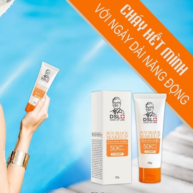 COMBO 3 HỘP KEM CHỐNG NẮNG SUN BLOCK MAKEUP