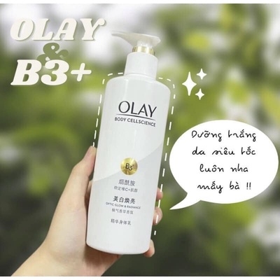 DƯỠNG TRẮNG TOÀN THÂN B3 VÀ VITAMIN C - OLAY