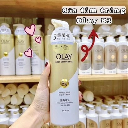 DƯỠNG TRẮNG TOÀN THÂN B3 VÀ VITAMIN C - OLAY