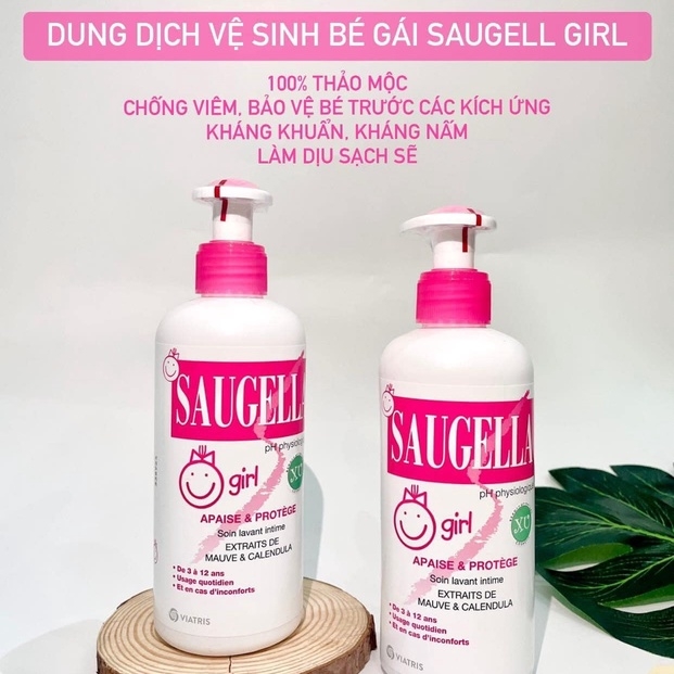 DUNG DỊCH VỆ SINH BÉ GÁI PHÁP - SAUGELLA