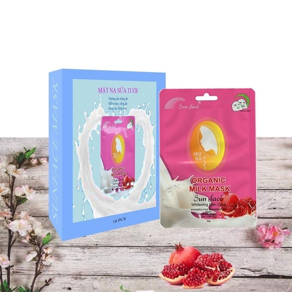 MẶT NẠ DƯỠNG TRẮNG DA SỮA TƯƠI - SUNFACE