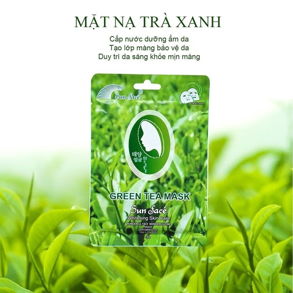 MẶT NẠ DƯỠNG DA TRÀ XANH - SUNFACE