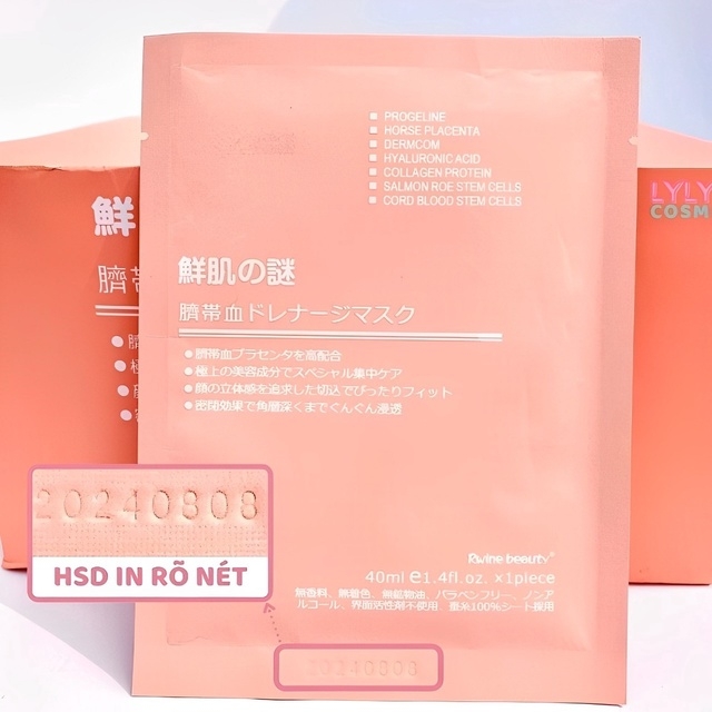 MẶT NẠ NHAU THAI CỪU NHẬT BẢN,LÀM ĐẸP DA ,NGỪA LÃO HÓA - RWINE BEAUTY