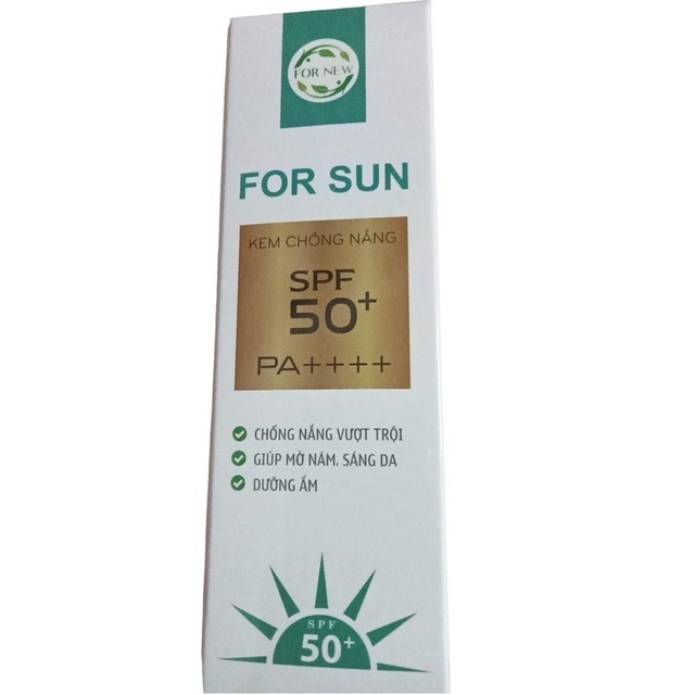 KEM CHỐNG NẮNG FORSUN NÂNG TÔNG CHỐNG NẮNG HIỆU QUẢ ,SPF50+++ - FOR NEW